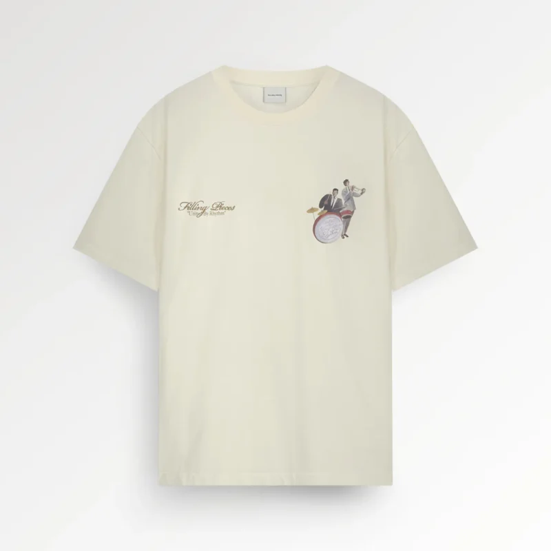 Filling Pieces T-shirt Band Antique White