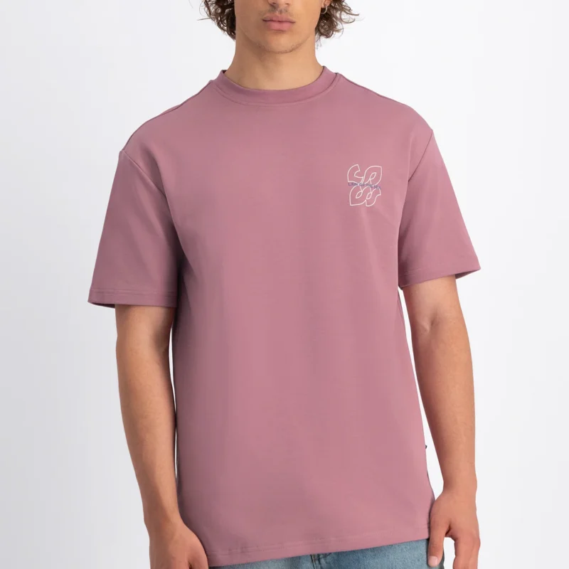Law of the Sea Seismic Artwork Tee Nostalgia Rose