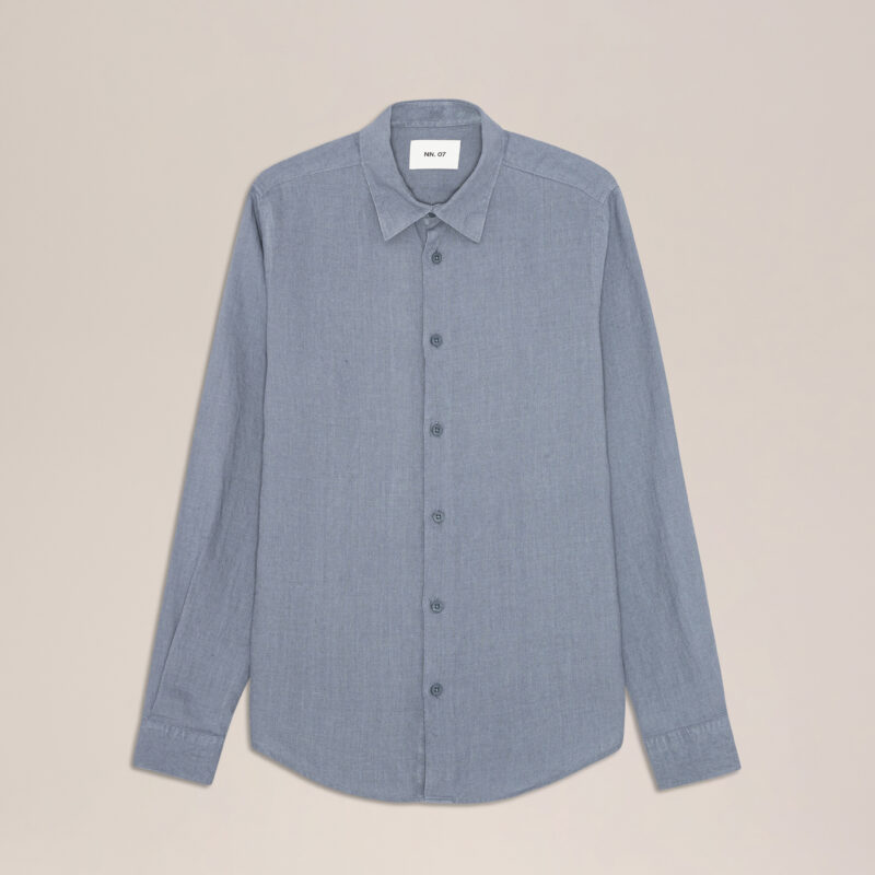 NN.07 Enzo Shirt 5708 Stone Blue 286