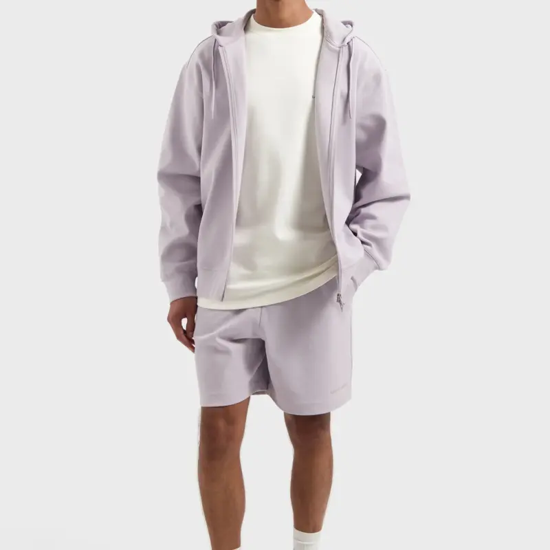 Law Of The Sea Star Ribbed Sweat Shorts 208 Lilac