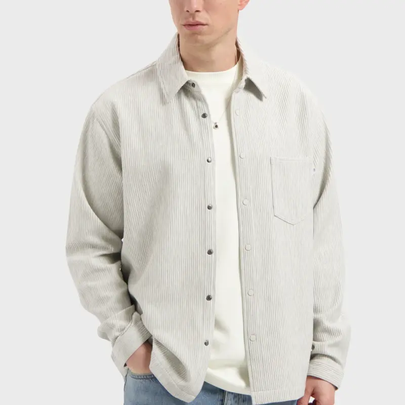 Law of the Sea Drip Jersey Shirt - Grey Melange
