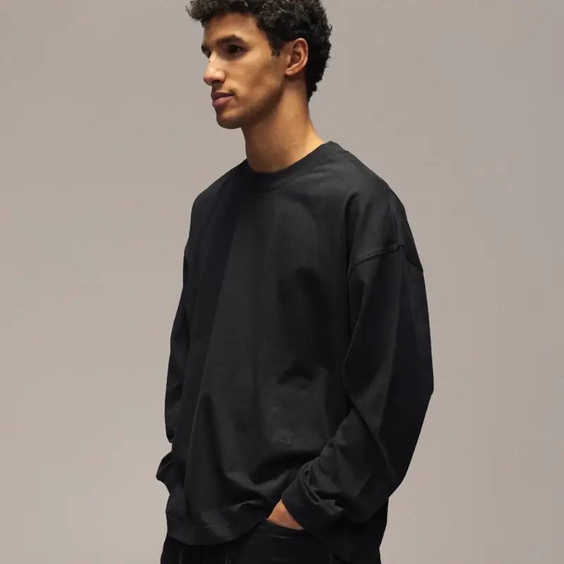 Sixth Bloom House Black Tee Long Sleeve KMD-103