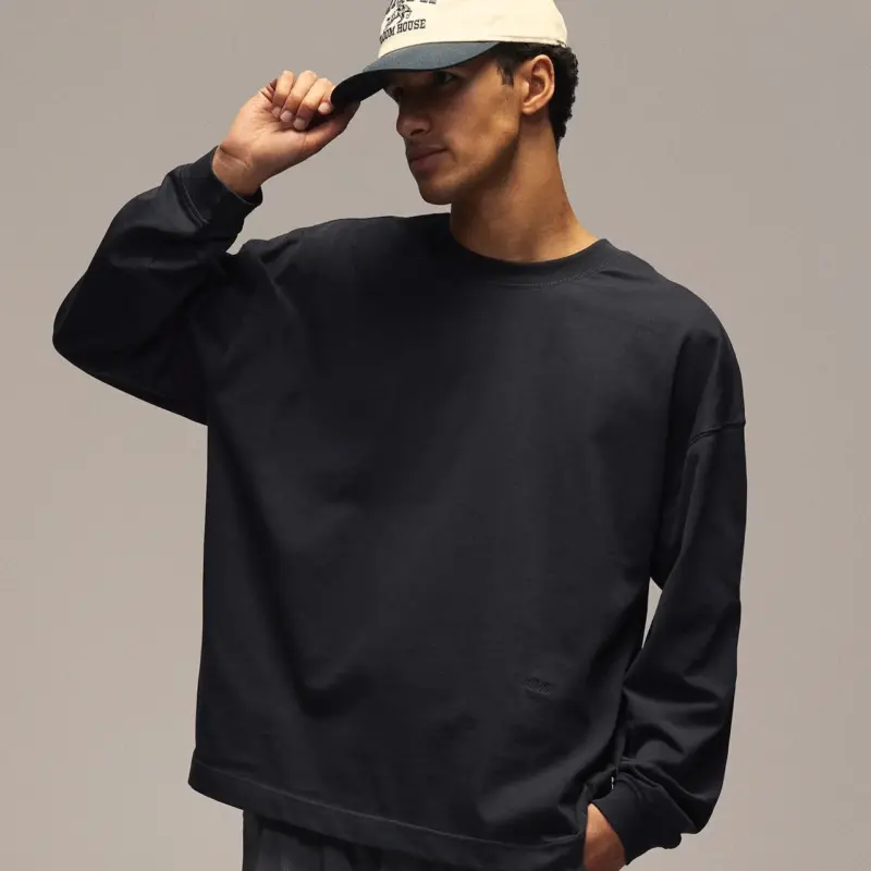 Sixth Bloom House Navy Tee Long Sleeve KMD-103