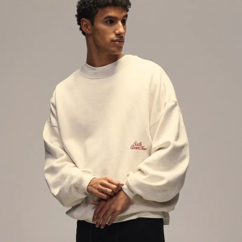 Sixth Bloom House Sweatshirt Grey Marl KMD-116