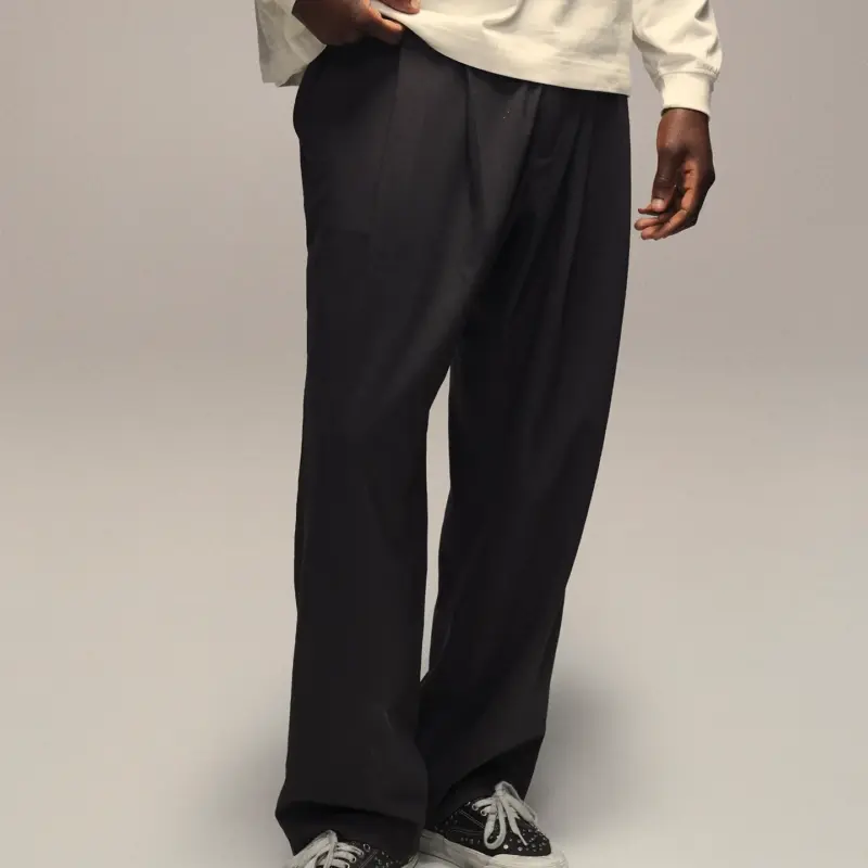 Sixth Bloom House Trousers Pleated Navy