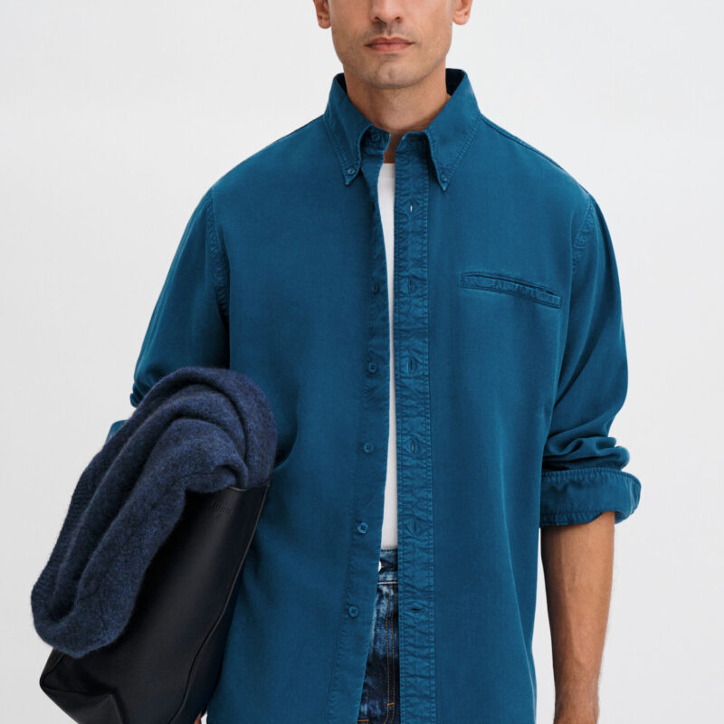 Fillipa K Zack Shirt Night Teal