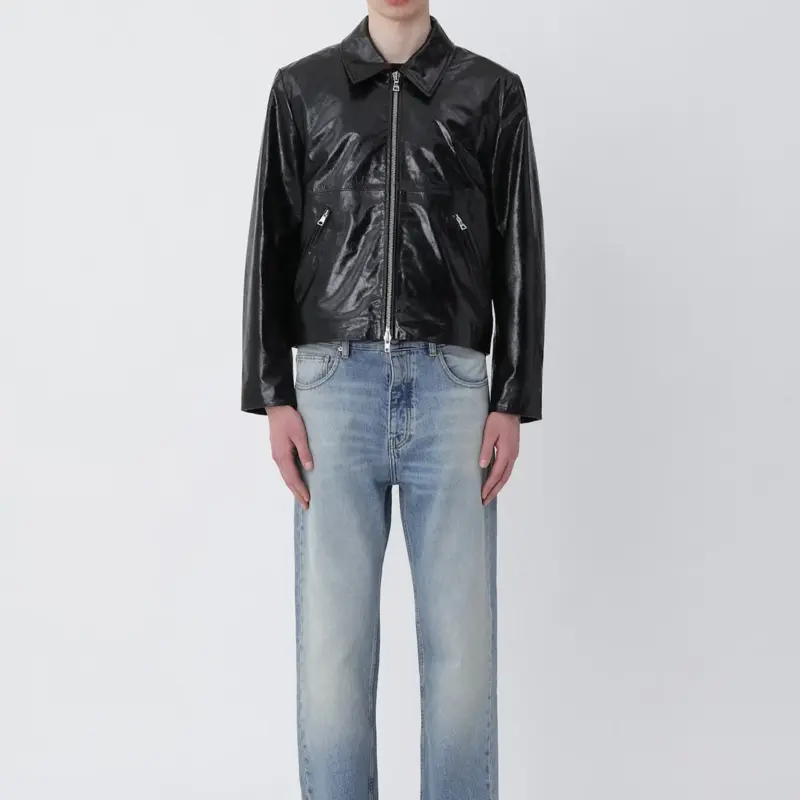 Won Hundred Dutton Leather Jacket - Black