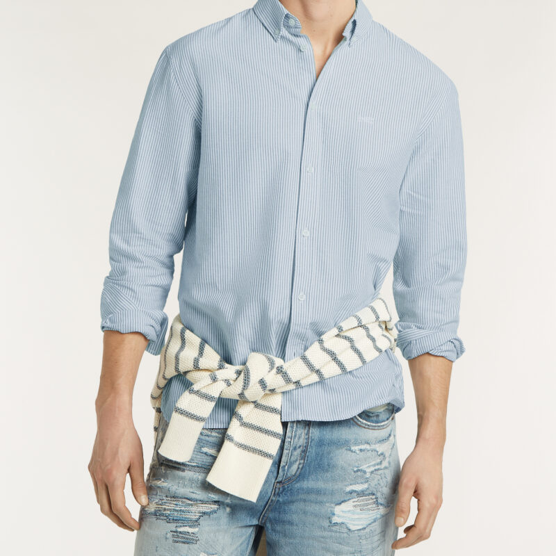 Denham Scissor Button Down Shirt - Dark Green