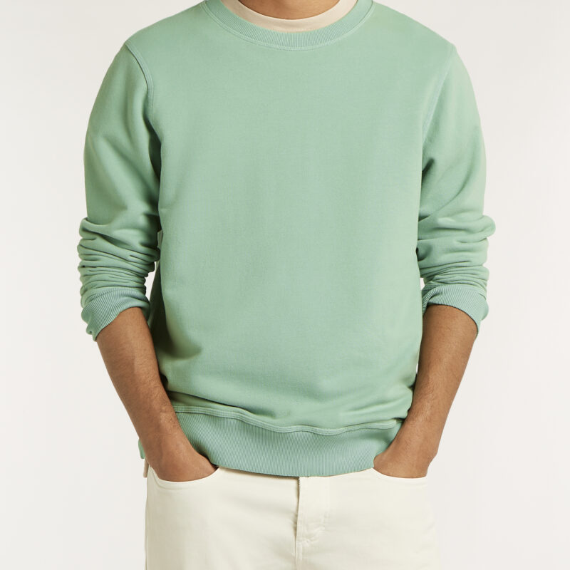 Denham Scissor CrewneckCS - Laurel Green