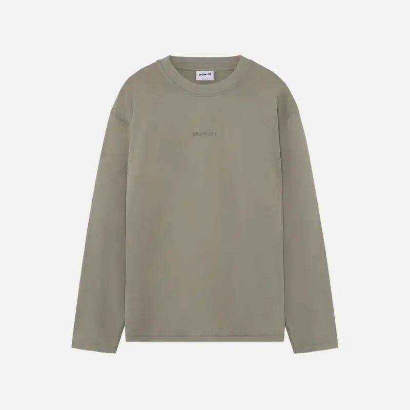 Staff Boxy LS Washed Vetiver