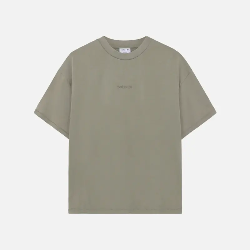 Won Hundred Staff Boxy Tee Washed Vetiver