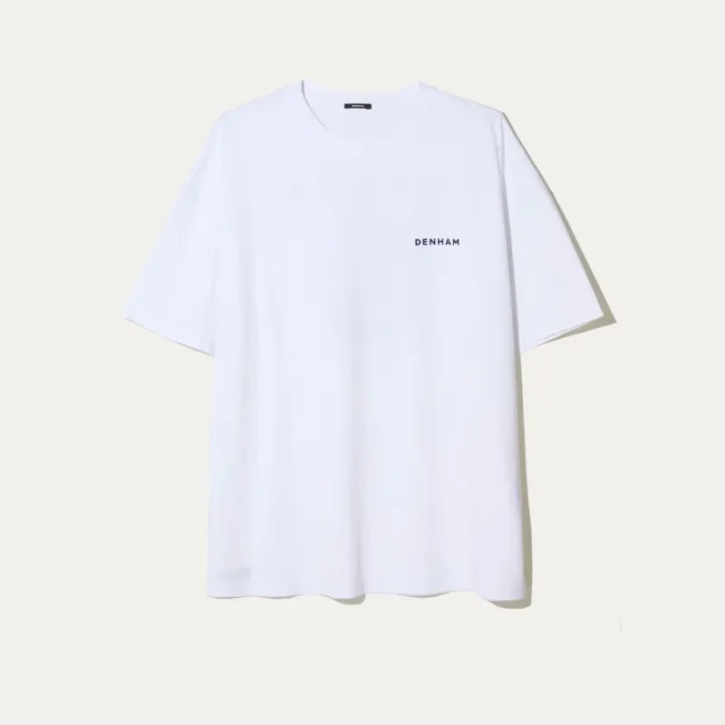 Denham Kyoto Graphic Tee Lwj White