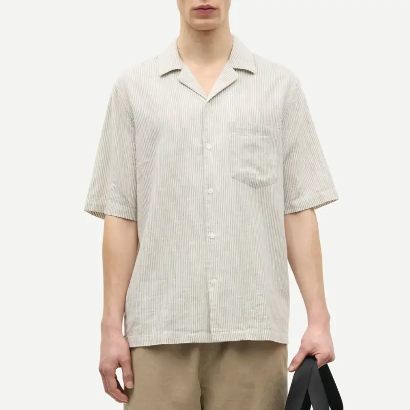 Samsoe Samsoe Saoscar Ap Shirt Aluminum St.