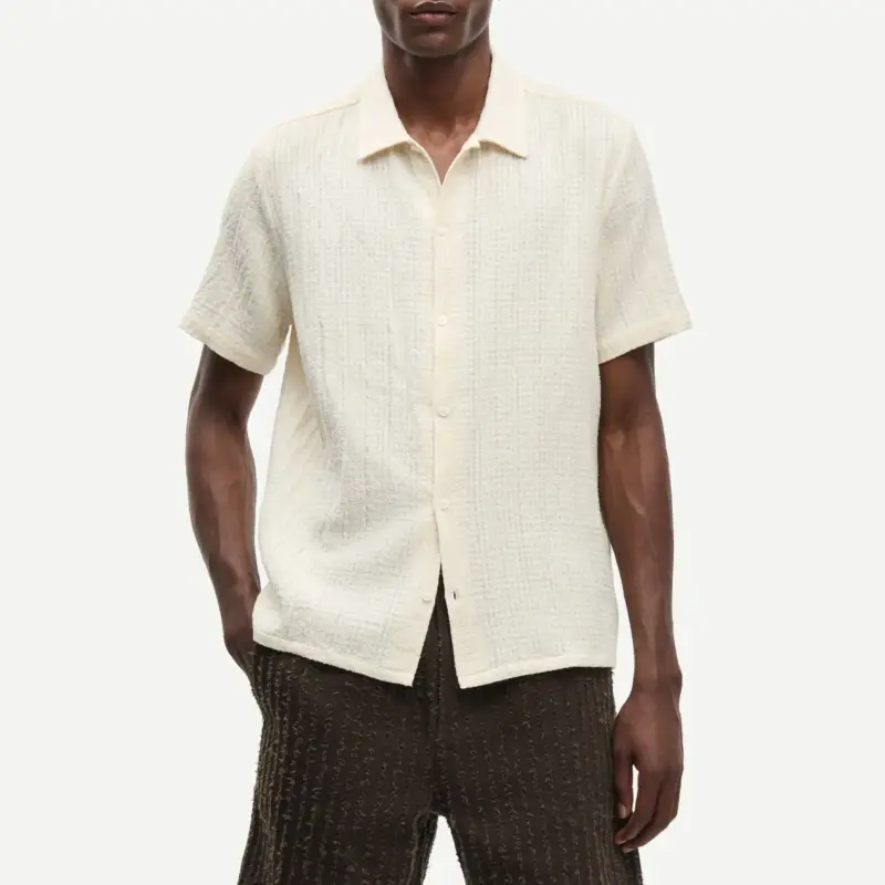 Samsoe Samsoe Saavan Jx Shirt Clear Cream
