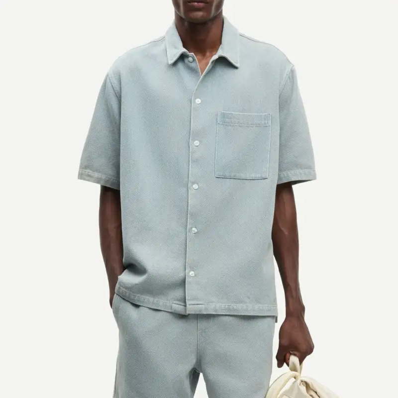 Samsoe Samsoe Saayo O Shirt Light Denim