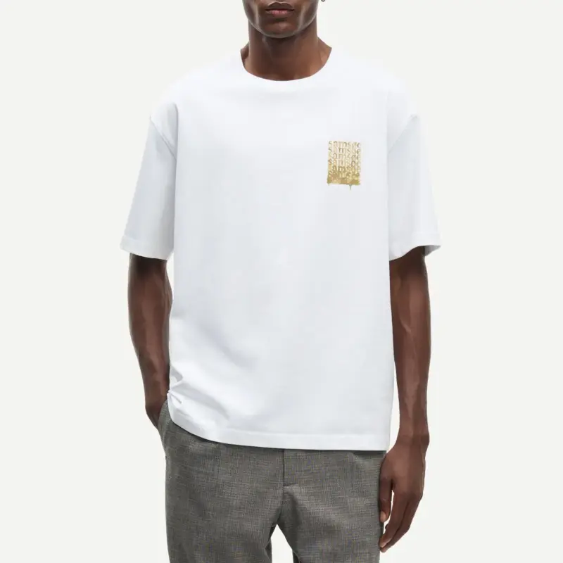 Samsoe Samsoe Sasteven T Shirt Yellow Melt