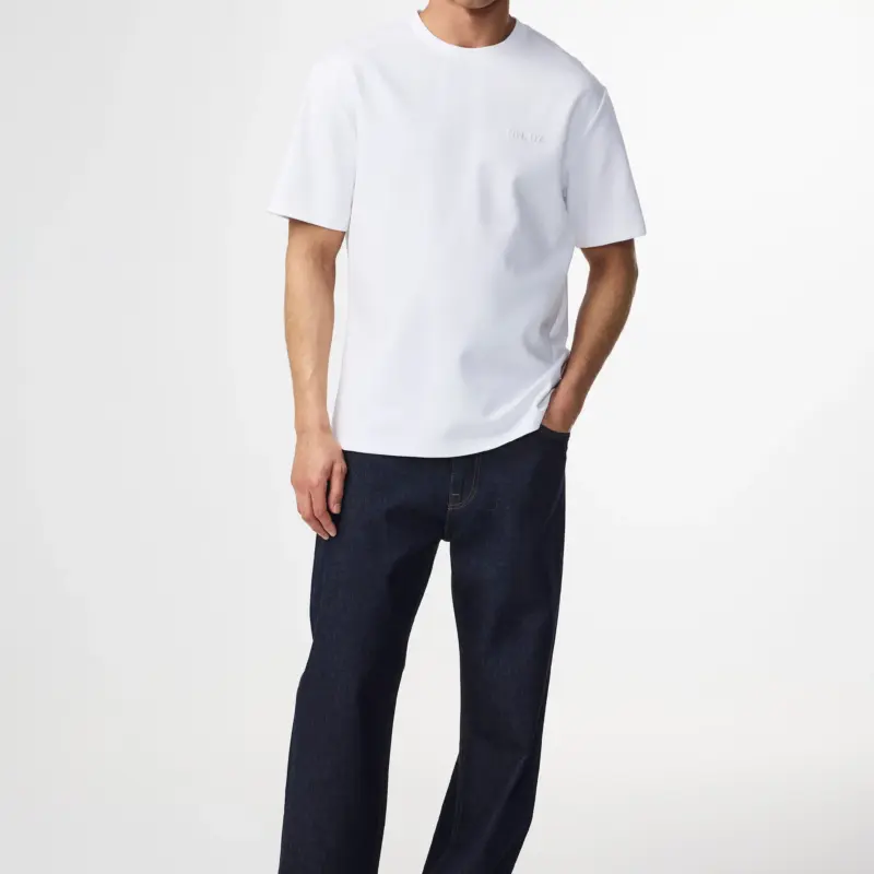 NN.07 Nat SS Logo Tee 3457 White 001