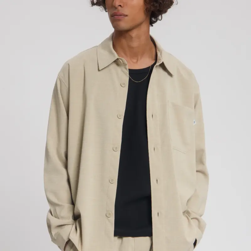 Law Of The Sea Maris Seersucker Shirt 819 Dune