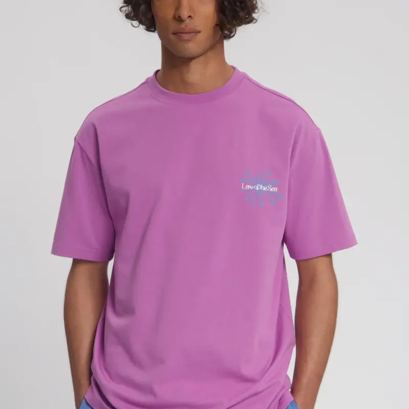 Law Of The Sea Petals Artwork Tee 211 Mulberry